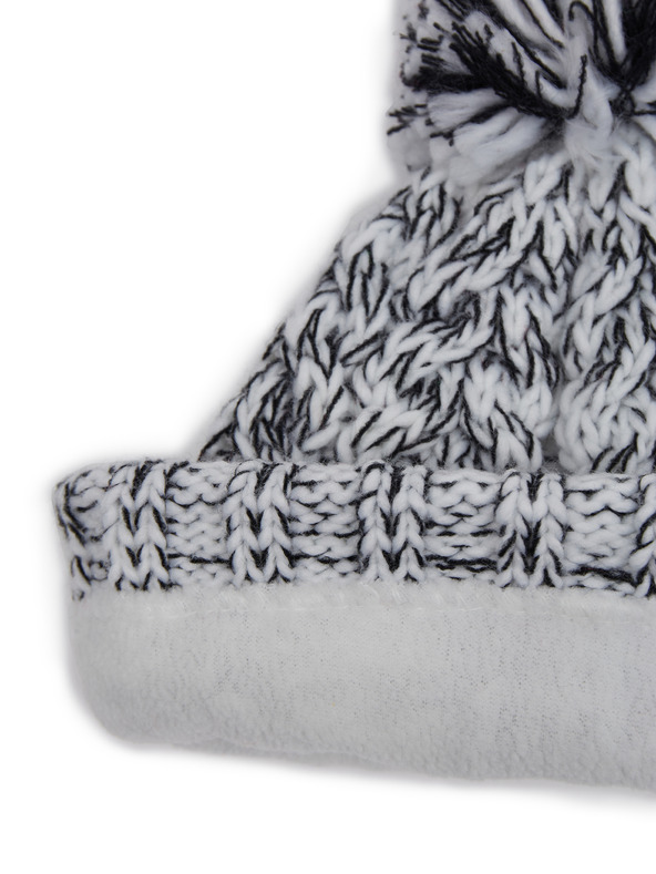 Sam 73 Bílo-černá dámská čepice SAM 73