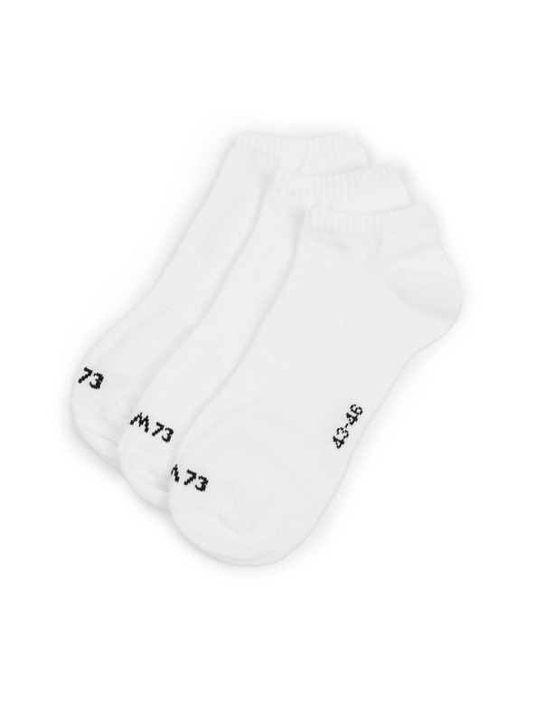 Sam 73 Sada tří párů pánských ponožek v bílé barvě SAM 73 Invercargill