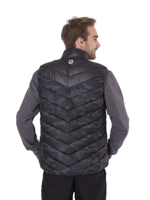 Sam 73 Černá pánská prošívaná army vesta SAM 73 Gorm