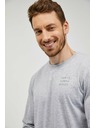 Sam 73 Světle šedé pánské žíhané tričko Sam 73