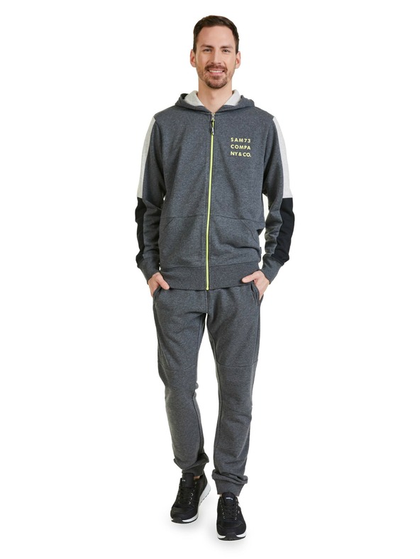 Sam 73 Tmavě šedá pánská mikina SAM 73 Gordon