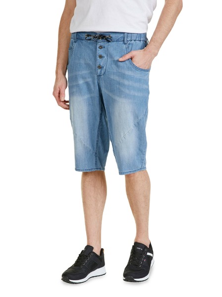 Sam 73 Modré pánské džínové kraťasy SAM 73 Kash