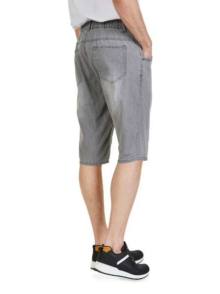 Sam 73 Šedé pánské džínové kraťasy SAM 73 Kash