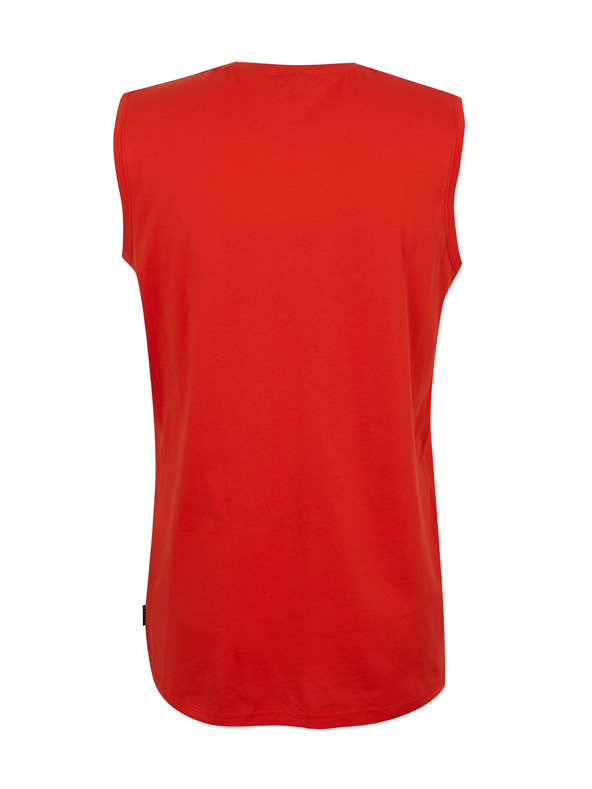 Sam 73 Červené pánské tílko s nápisem SAM 73 Edgar