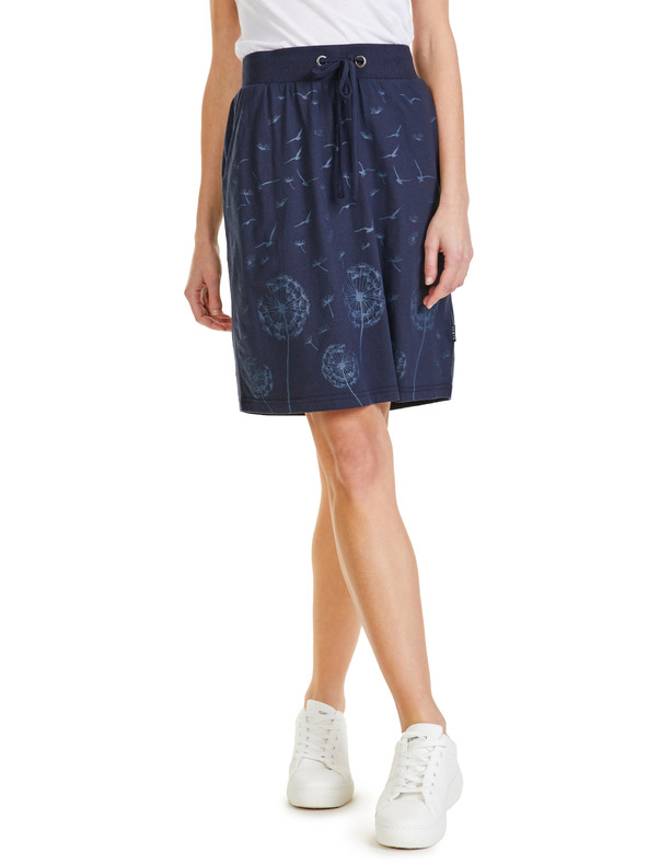 Sam 73 Tmavě modrá dámská vzorovaná sukně SAM 73 Lydia