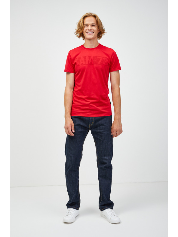 Sam 73 Červené pánské tričko SAM 73 Barry