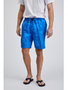 Sam 73 Modré pánské vzorované plavky SAM73 Leo