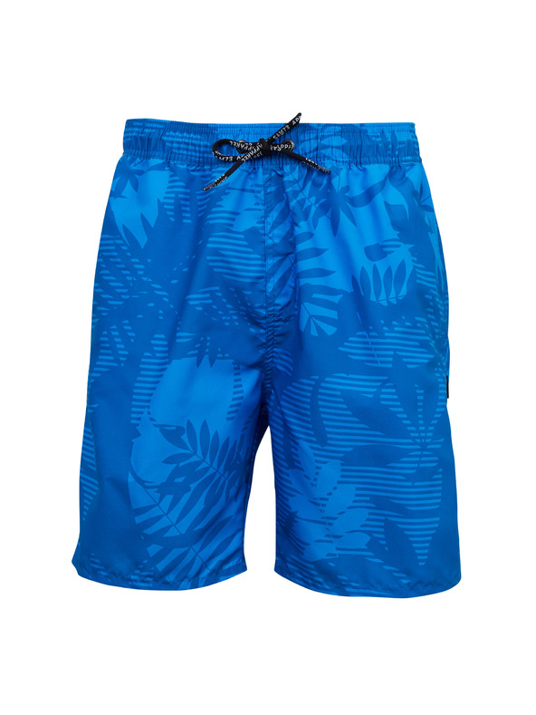 Sam 73 Modré pánské vzorované plavky SAM73 Leo