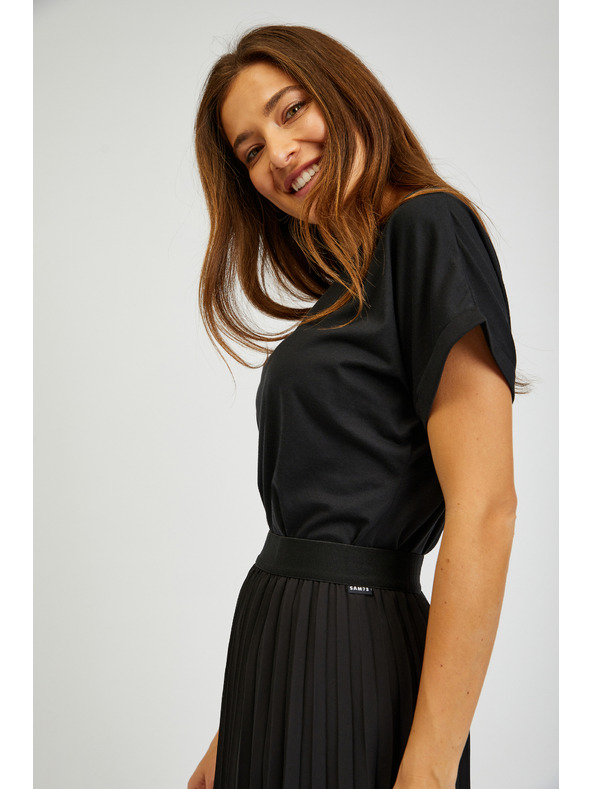 Sam 73 Černá dámská plisovaná mini sukně SAM73 Perseus
