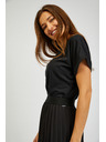 Sam 73 Černá dámská plisovaná mini sukně SAM73 Perseus