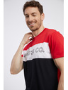 Sam 73 Černo-červené pánské tričko SAM 73 Seamus