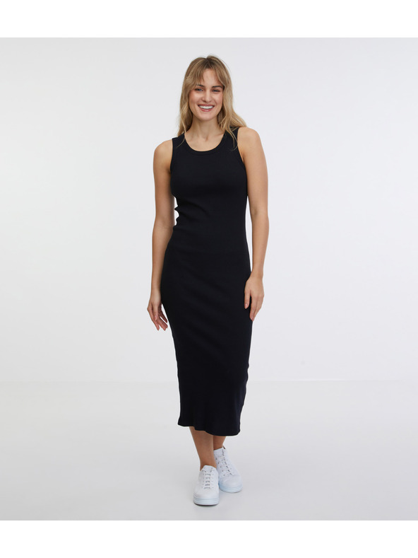 Sam 73 Černé dámské basic maxišaty SAM 73 Rita