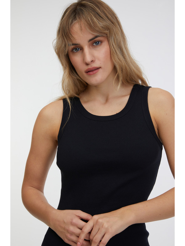 Sam 73 Černé dámské basic maxišaty SAM 73 Rita