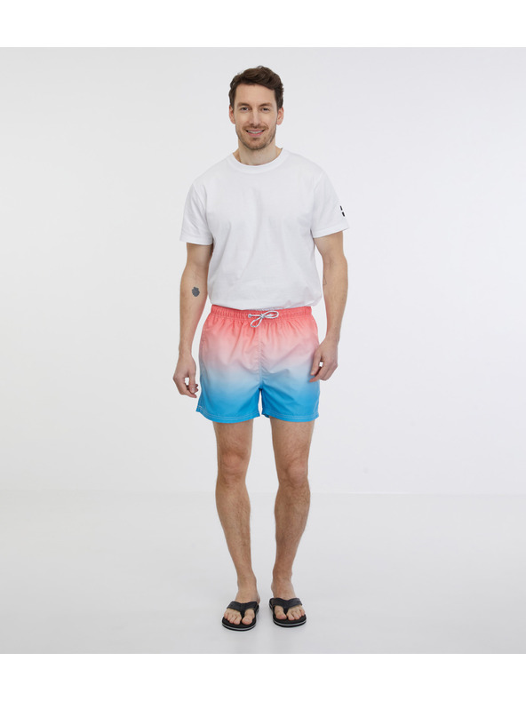 Sam 73 Růžovo-modré pánské plavky SAM 73 Dino