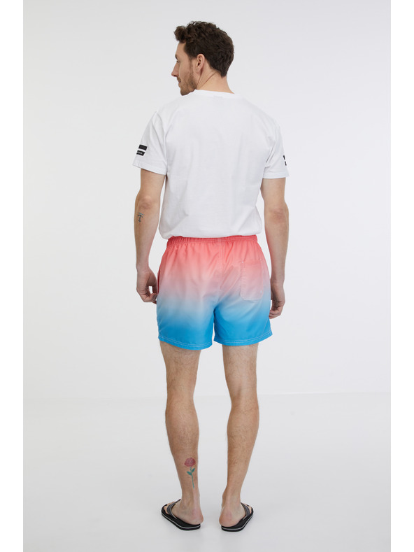 Sam 73 Růžovo-modré pánské plavky SAM 73 Dino