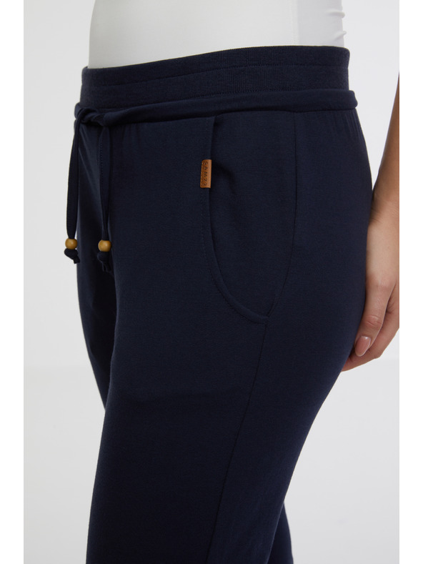 Sam 73 Tmavě modré dámské tříčtvrteční tepláky SAM 73 Camila