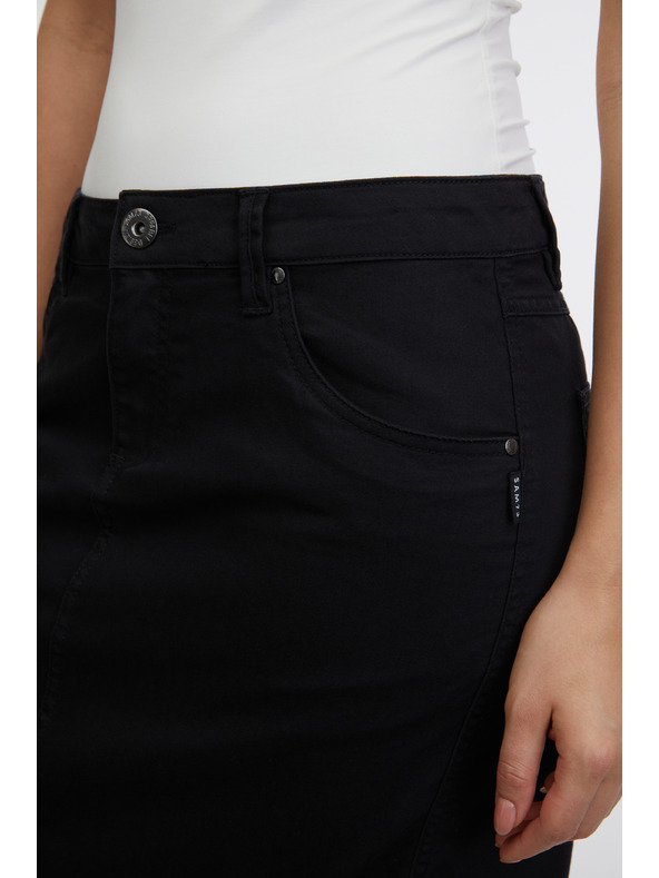 Sam 73 Černá dámská džínová sukně SAM 73 Belén