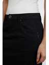 Sam 73 Černá dámská džínová sukně SAM 73 Belén