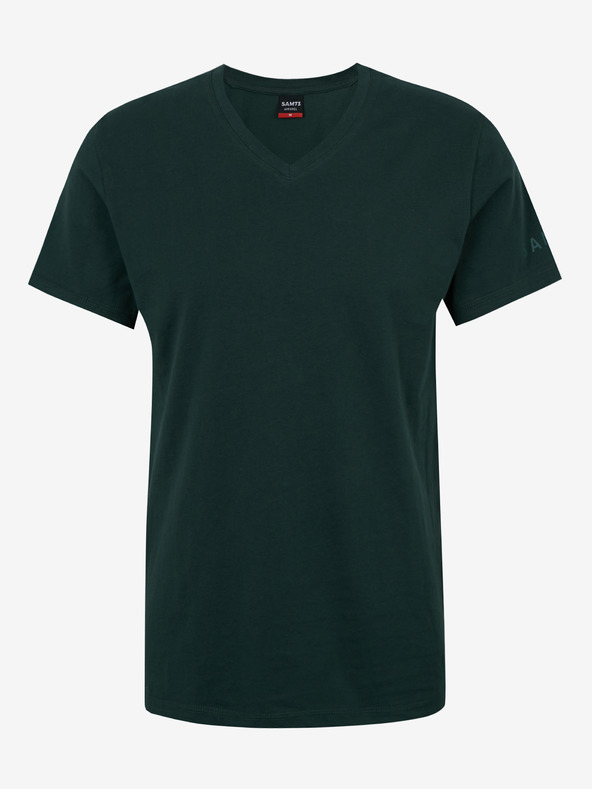 Sam 73 Tmavě zelené pánské tričko SAM 73 Blane