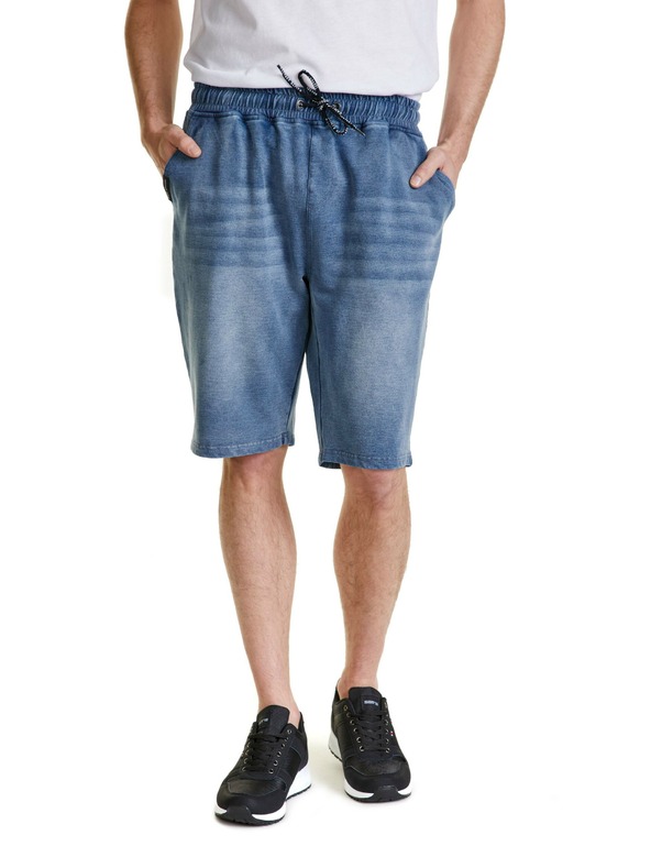 Sam 73 Modré pánské džínové kraťasy SAM 73 Gabriel