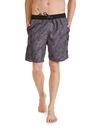 Sam 73 Tmavě šedé pánské vzorované kraťasy SAM 73 Noah