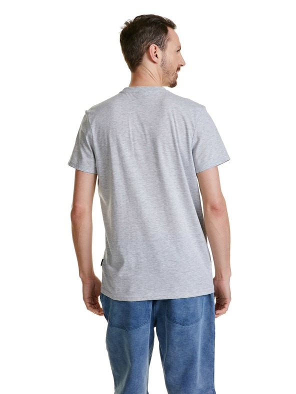 Sam 73 Světle šedé pánské tričko SAM 73 Dougall