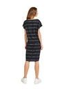Sam 73 Černé dámské pruhované šaty SAM 73 Francine