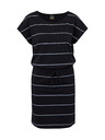 Sam 73 Černé dámské pruhované šaty SAM 73 Francine