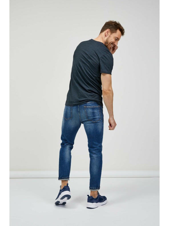 Sam 73 Tmavě šedé pánské tričko SAM 73 Fenri