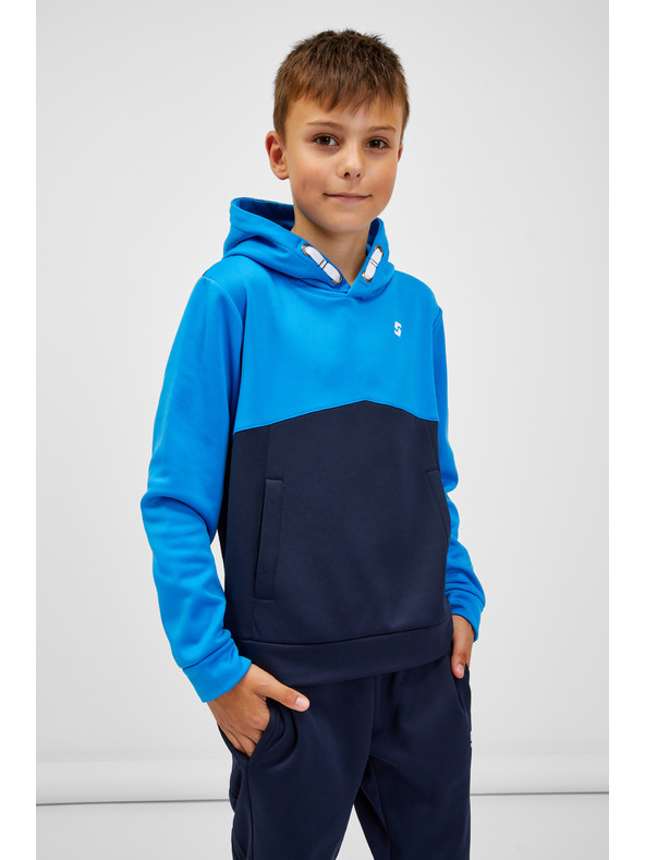 Sam 73 Modrá klučičí mikina s kapucí SAM 73 Gersemi