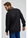 Sam 73 Černá pánská mikina na zip SAM73 Stephen