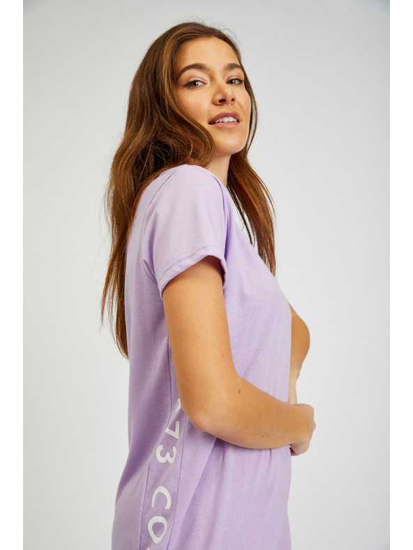 Sam 73 Světle fialové dámské letní šaty SAM73 Delphinus