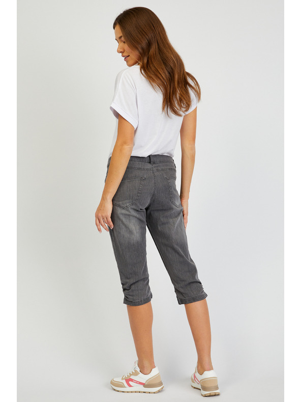 Sam 73 Šedé dámské tříčtvrteční džíny SAM73 Orion