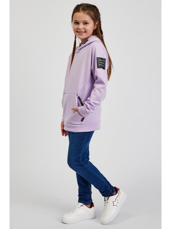 Sam 73 Světle fialová holčičí mikina s kapucí SAM73 Virgo