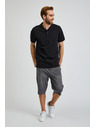 Sam 73 Černé pánské bavlněné polo triko SAM73 Chryz