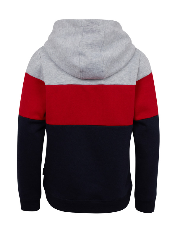 Sam 73 Modro-červená klučičí mikina s kapucí SAM 73 Leael