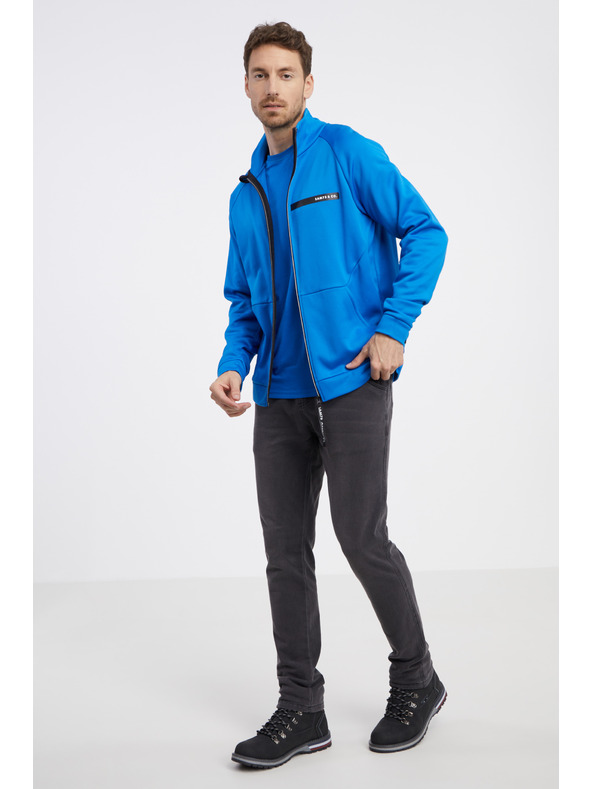 Sam 73 Modrá pánská mikina na zip SAM 73 Darth