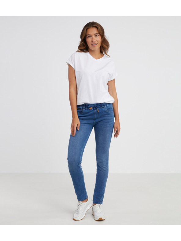 Sam 73 Modré dámské džínové kalhoty SAM 73 Líza