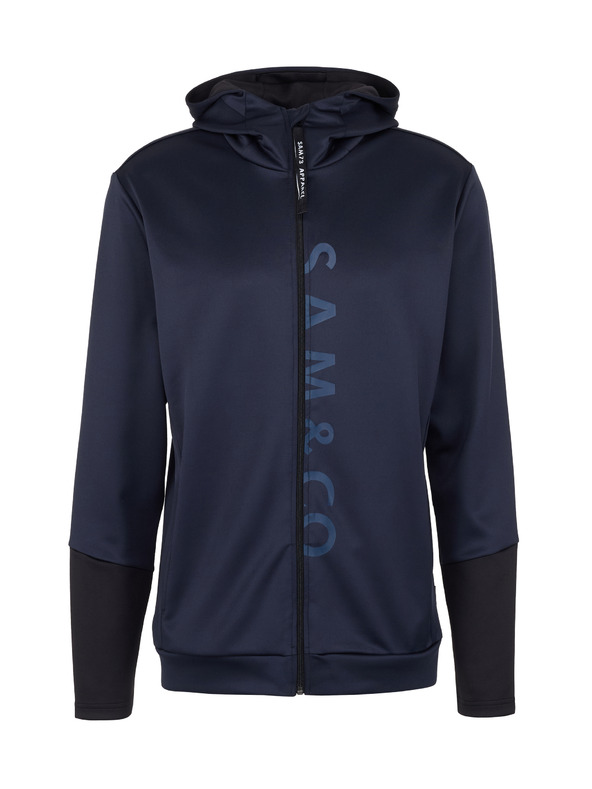 Sam 73 Tmavě modrá pánská mikina na zip SAM 73 Emanuel