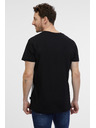 Sam 73 Šedo-černé pánské tričko SAM 73 Ernesto