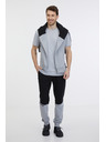 Sam 73 Světle šedé pánské žíhané tričko SAM 73 Fabio