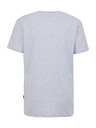 Sam 73 Světle šedé pánské žíhané tričko SAM 73 Fabio