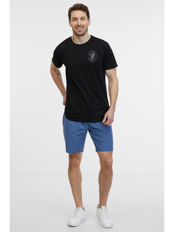 Sam 73 Černé pánské tričko SAM 73 Felipe