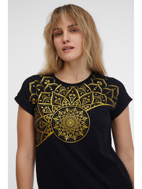 Sam 73 Černé dámské tričko SAM 73 Milagros