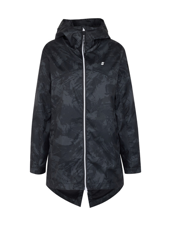 Sam 73 Černá dámská vzorovaná parka SAM 73 Alexia