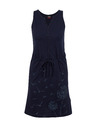 Sam 73 Tmavě modré dámské vzorované krátké šaty SAM 73 Blanche