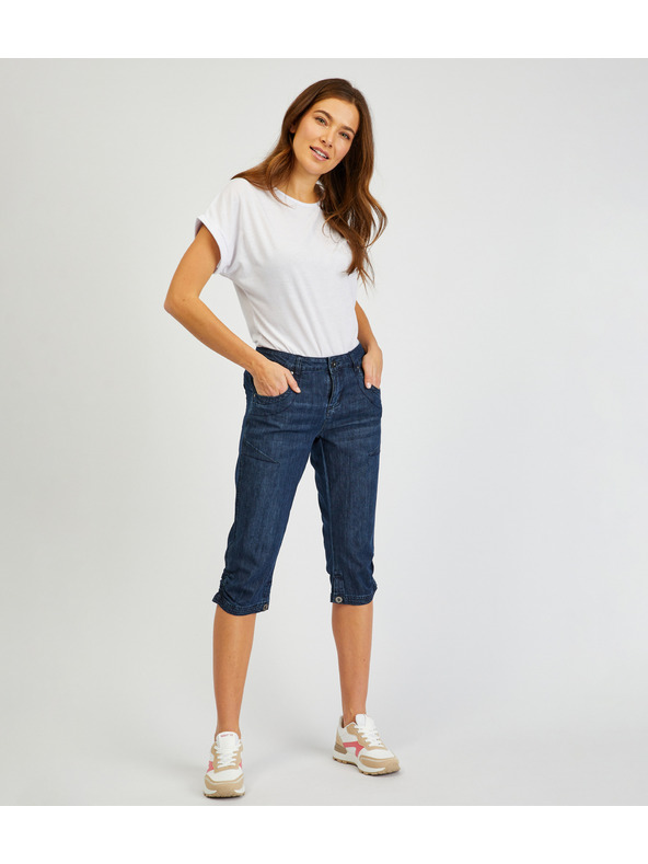 Sam 73 Tmavě modré dámské tříčtvrteční džíny SAM73 Orion