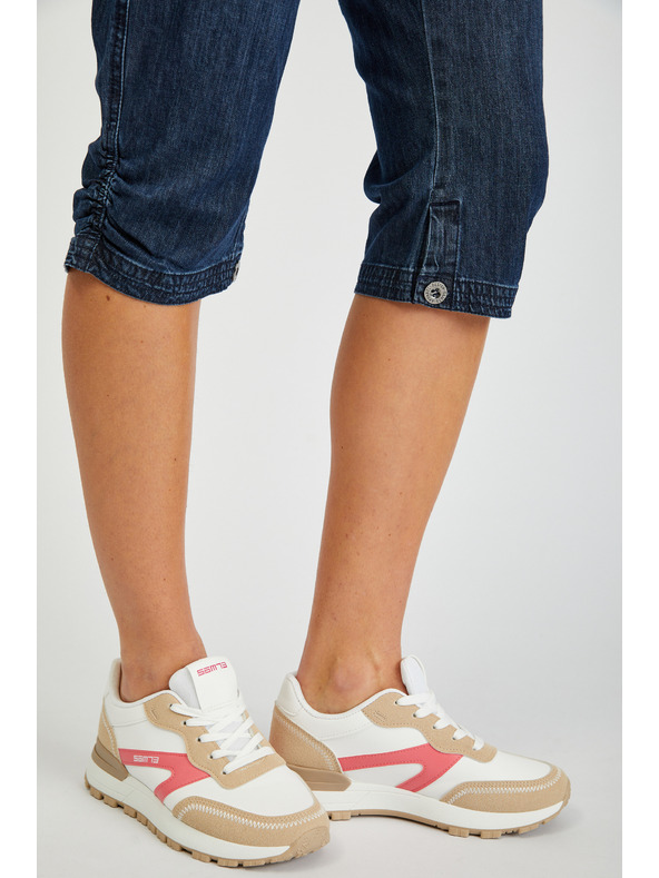 Sam 73 Tmavě modré dámské tříčtvrteční džíny SAM73 Orion