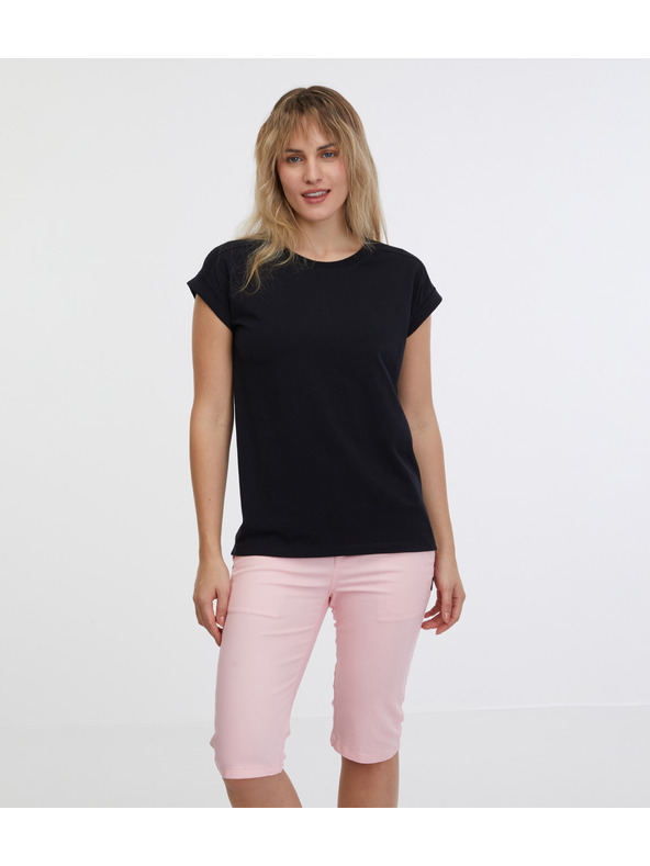 Sam 73 Černé dámské basic tričko SAM 73 Miranda