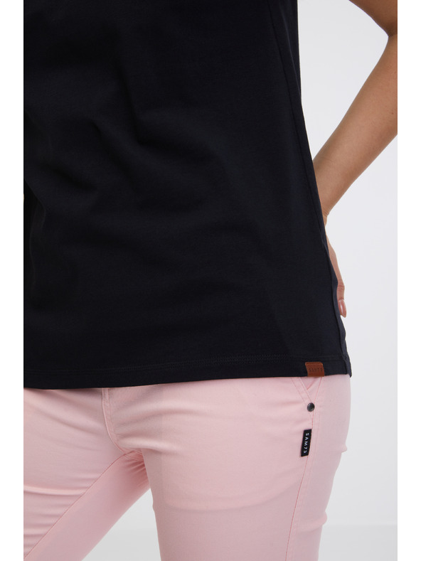 Sam 73 Černé dámské basic tričko SAM 73 Miranda